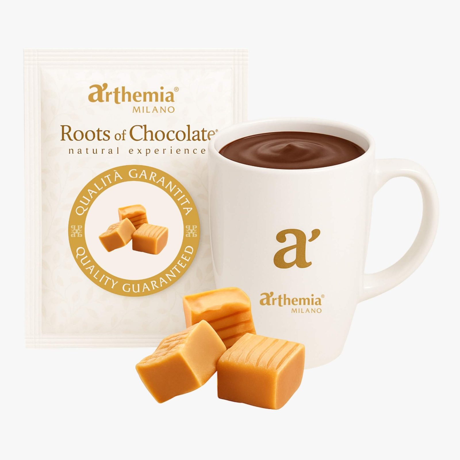 Ciocolată Caldă Caramel Arthemia - cutie 36 plicuri