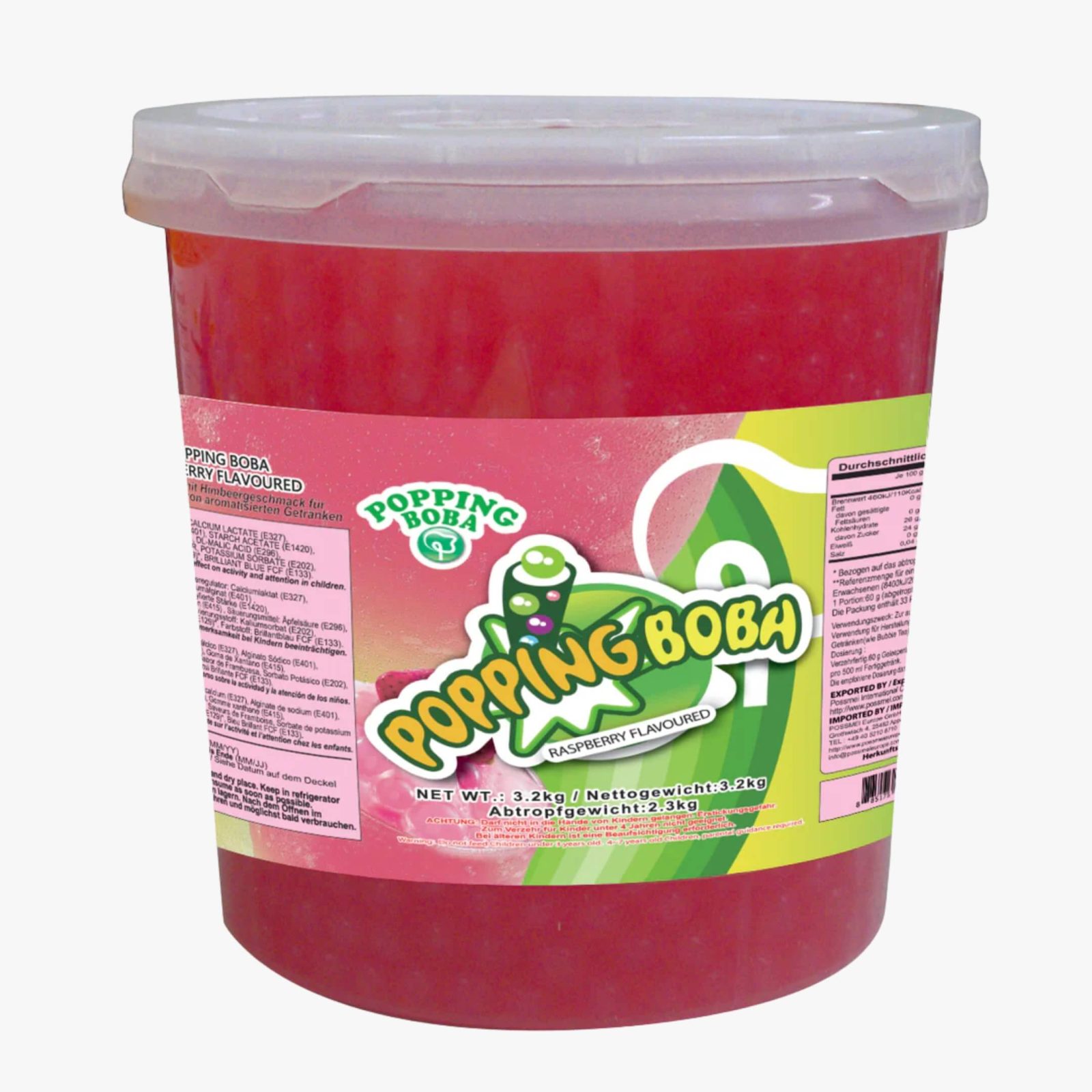 Bubble Tea Zmeură - 3.2 kg