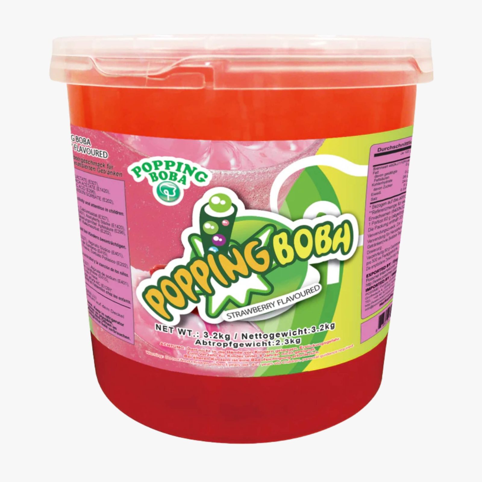 Bubble Tea Căpșuni - 3.2 kg