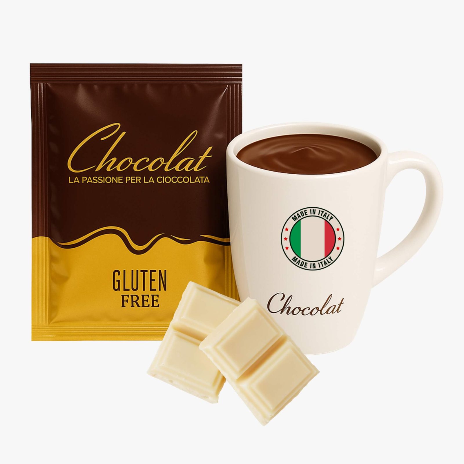 Ciocolată Caldă Albă Chocolat - cutie 36 plicuri