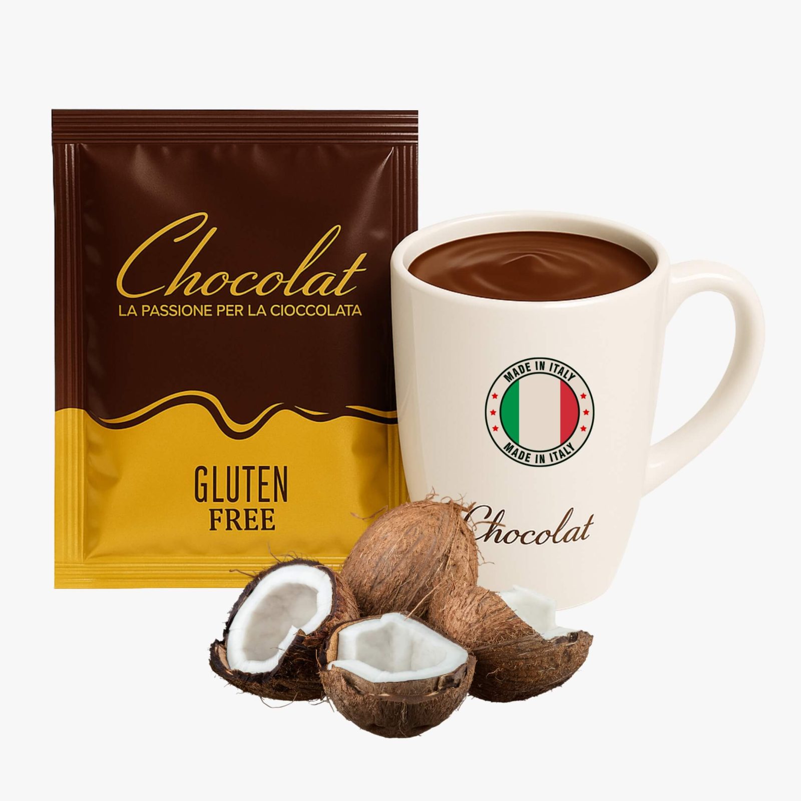 Ciocolată Caldă Cocos Chocolat - cutie 36 plicuri