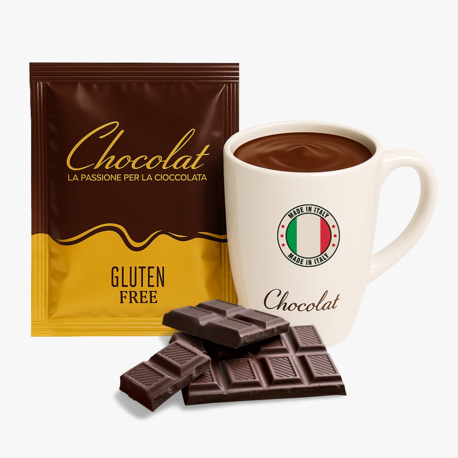 Ciocolată Caldă Neagră Clasică Chocolat - cutie 36 plicuri