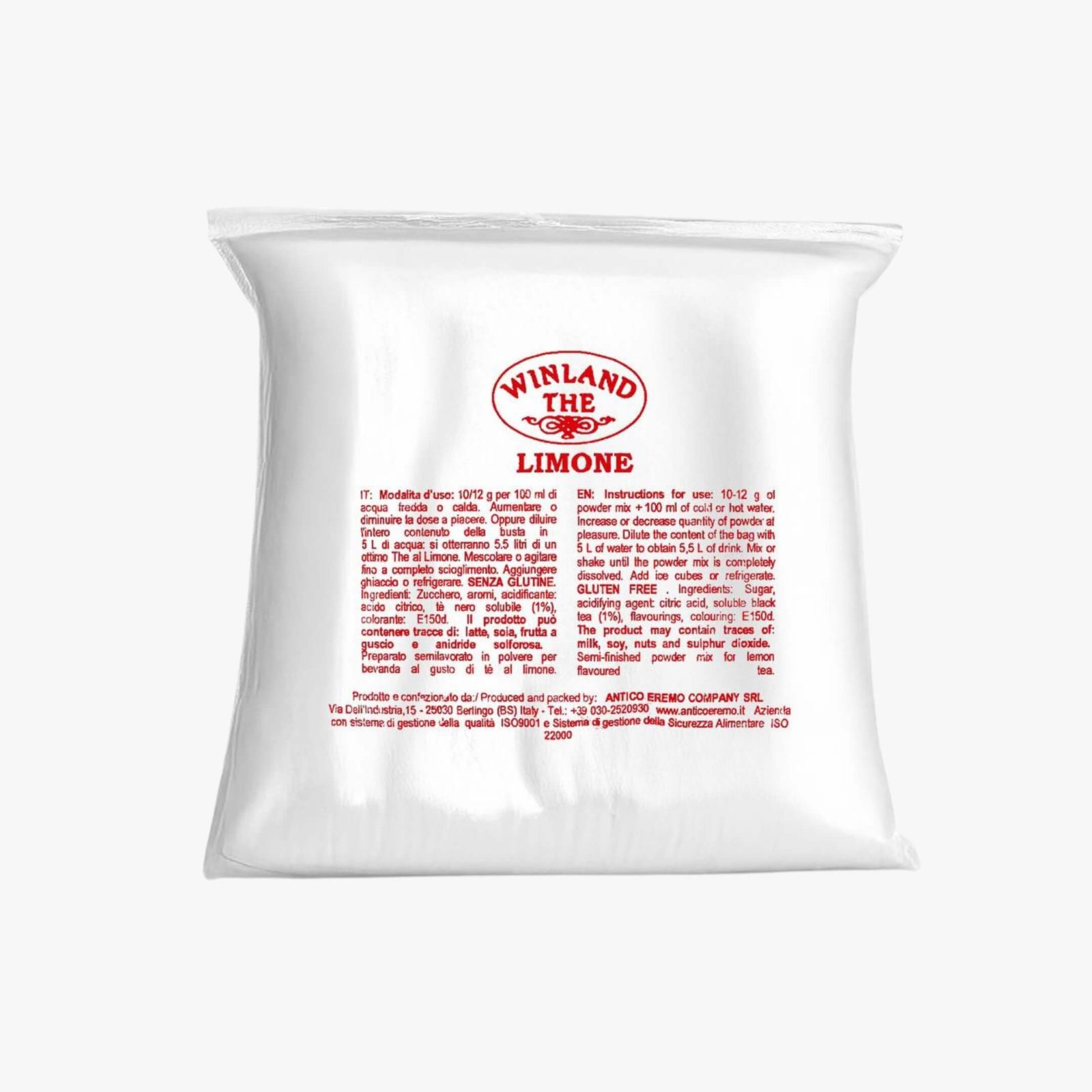 Bază Ceai Bubble Tea Lămâie - 0.5 kg
