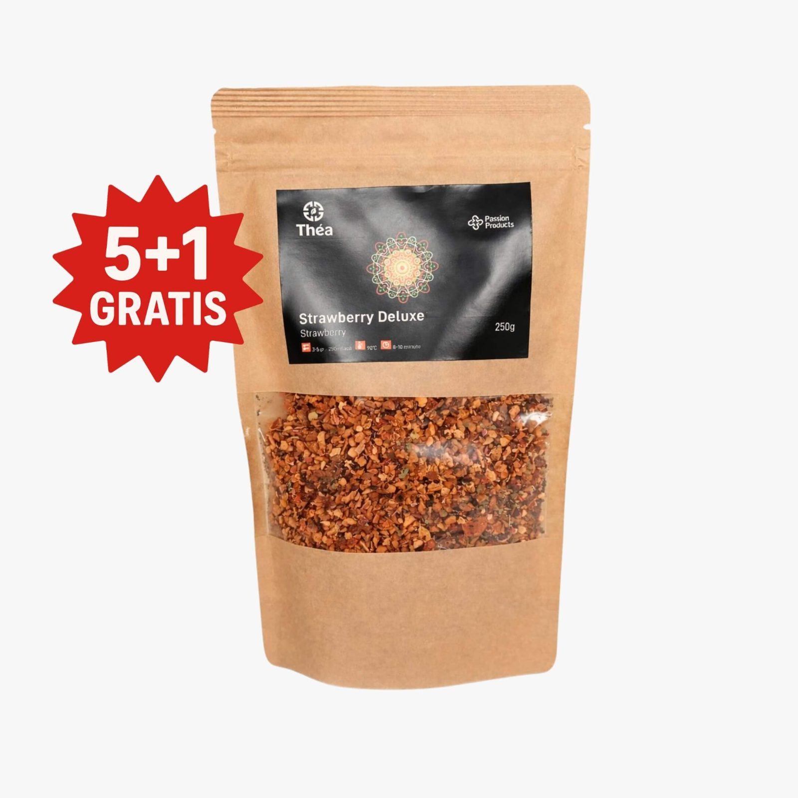 Ceai Strawberry Deluxe (căpșuni) Thea - 250 g