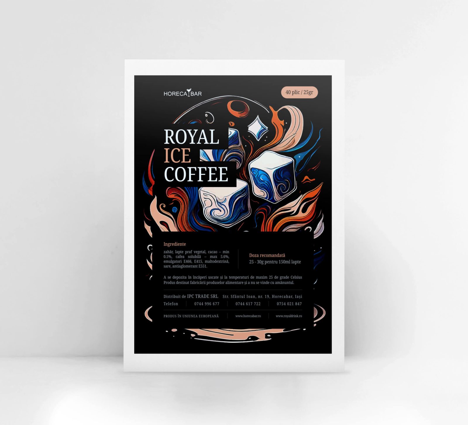 Pudra Frappe Royal Ice Coffee - 40 plicuri