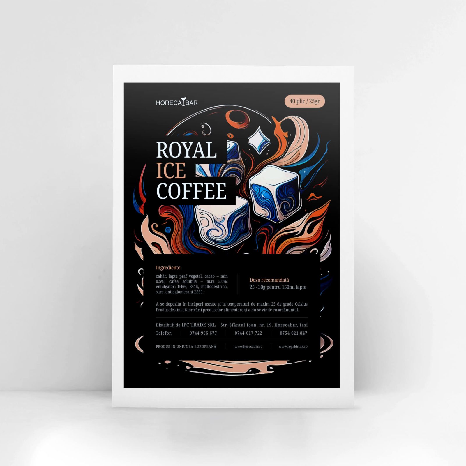 Pudra Frappe Royal Ice Coffee - 40 plicuri